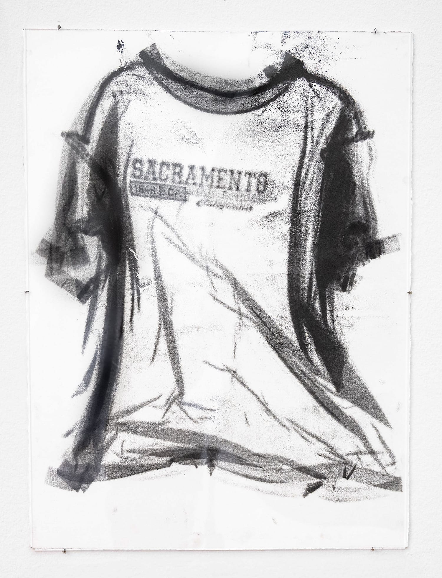 a print of a t-shirt that says Sacramento by Bryana Bibbs